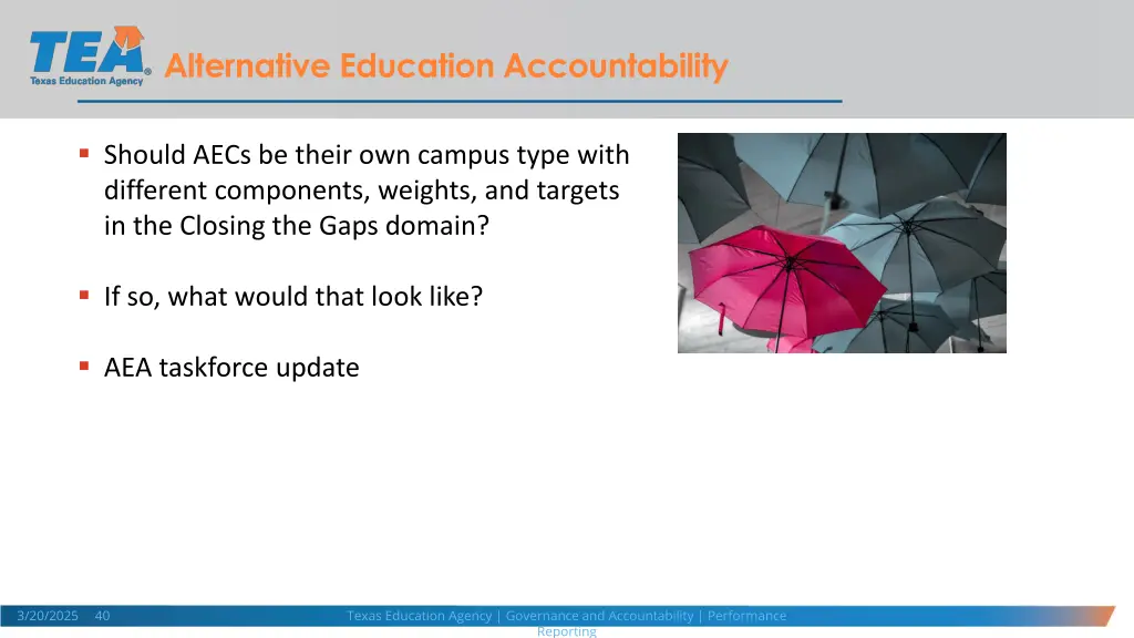alternative education accountability