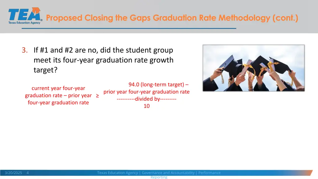proposed closing the gaps graduation rate 1