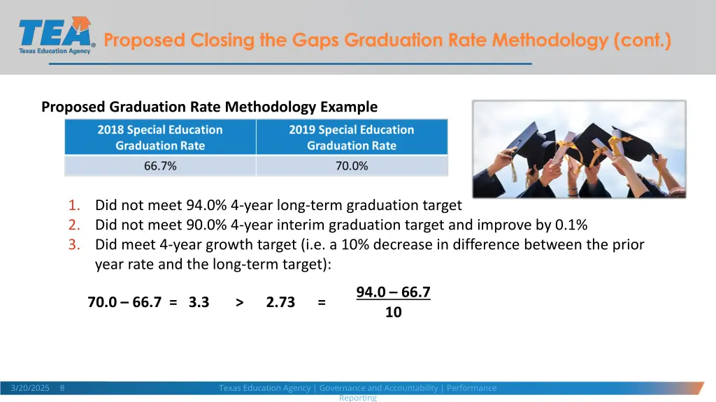 proposed closing the gaps graduation rate 4