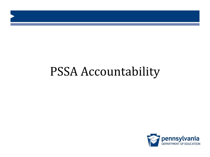 pssa accountability