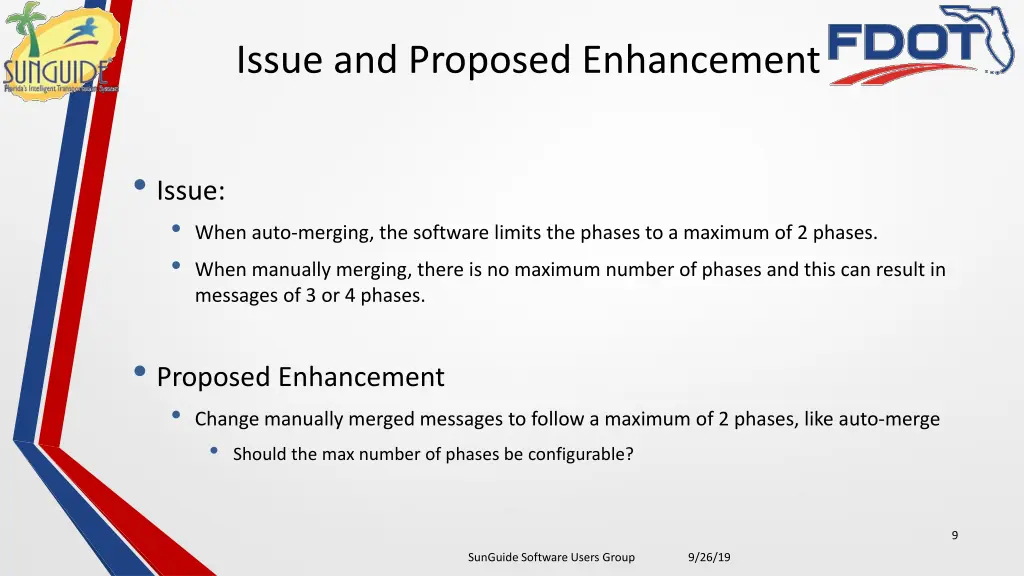 issue and proposed enhancement 2