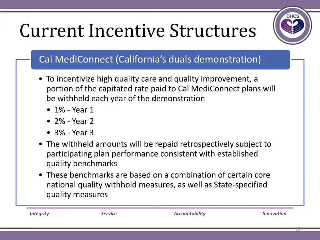 current incentive structures 3