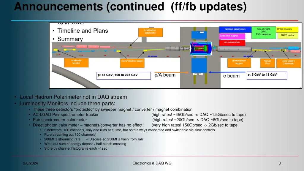 announcements continued ff fb updates