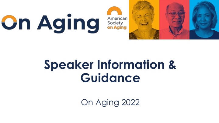 speaker information guidance
