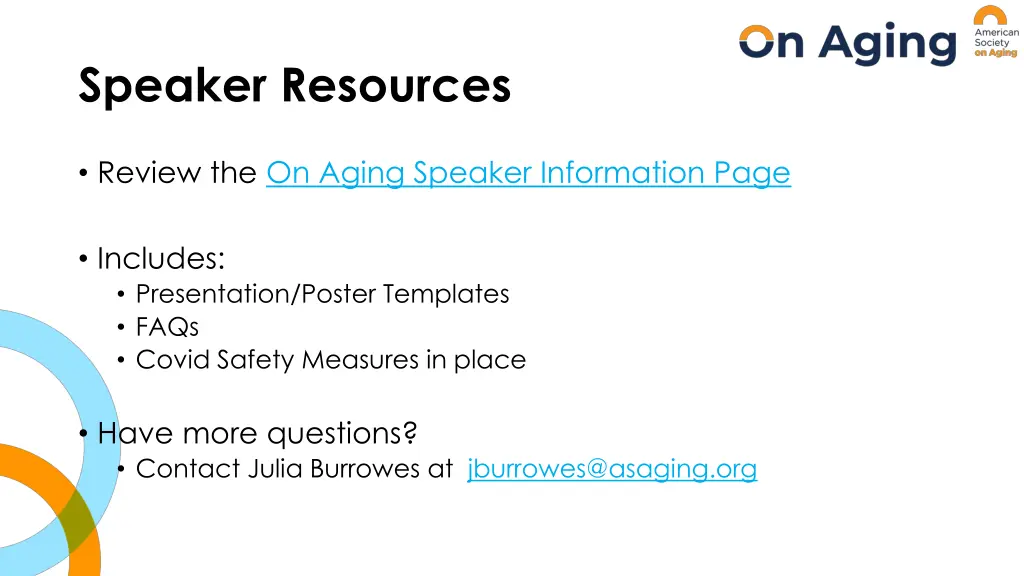 speaker resources