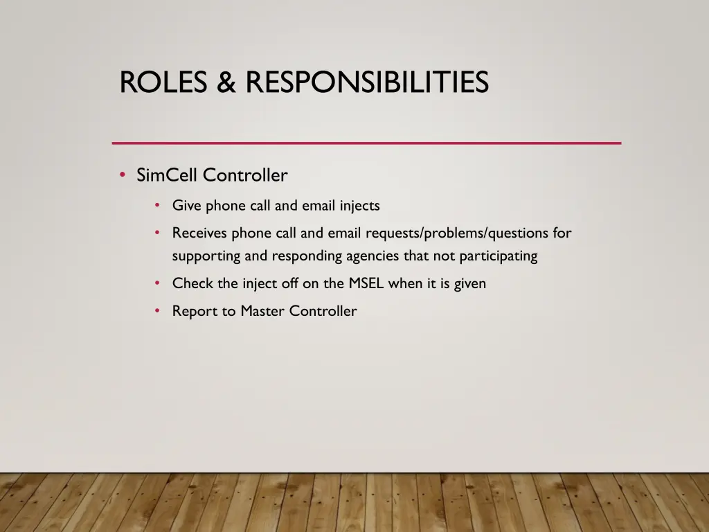 roles responsibilities 1