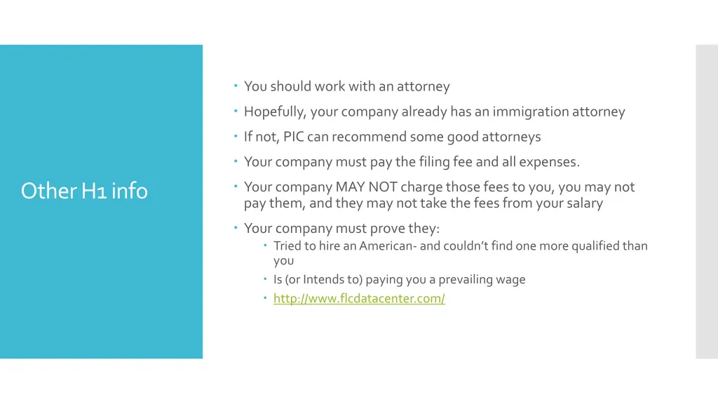 you should work with an attorney