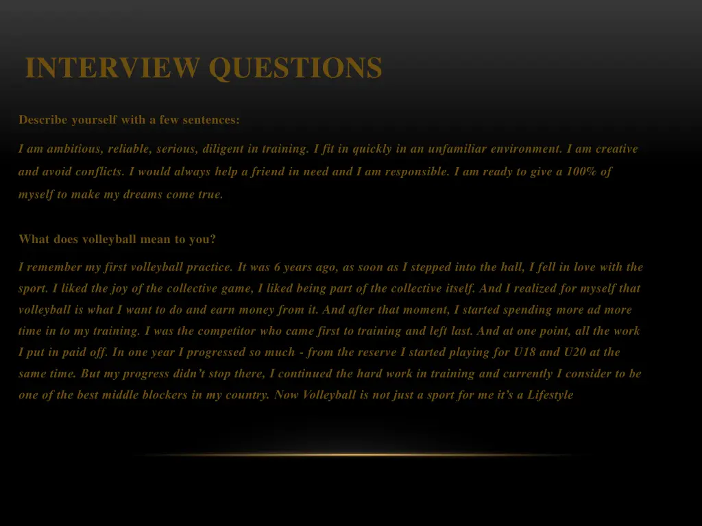 interview questions