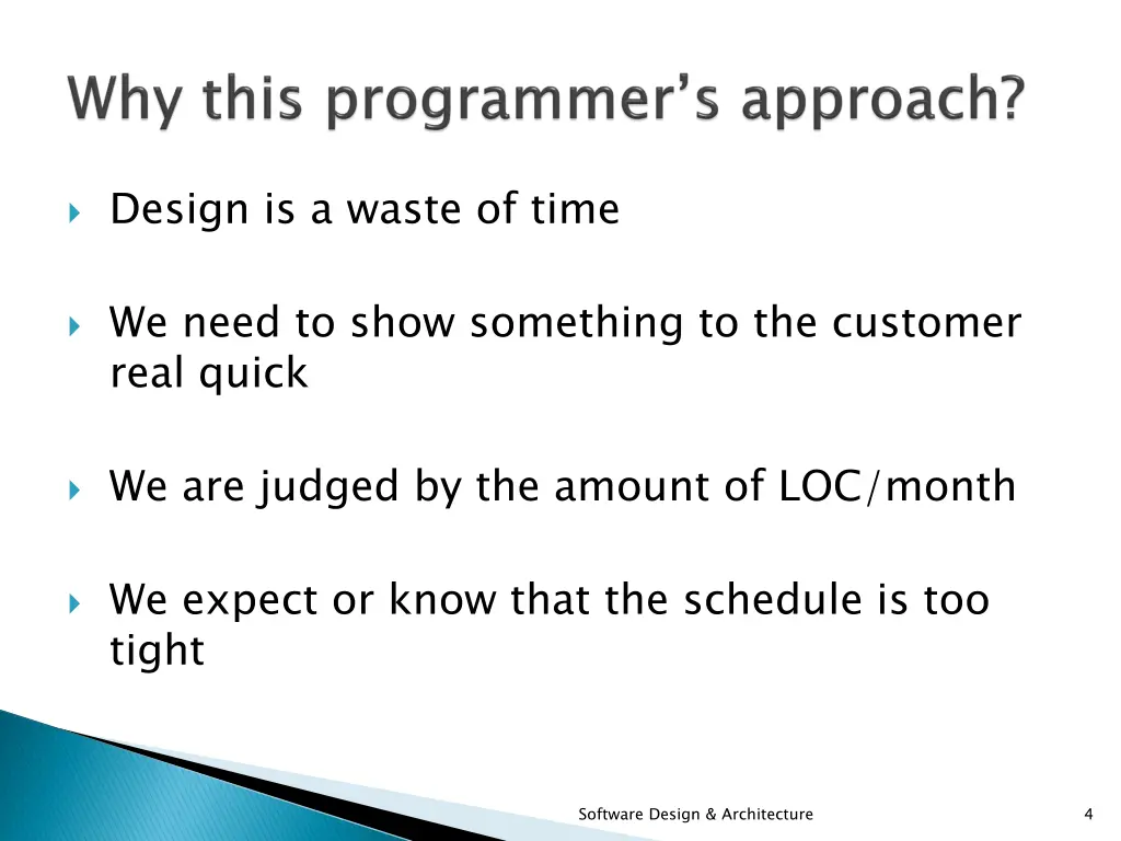 design is a waste of time