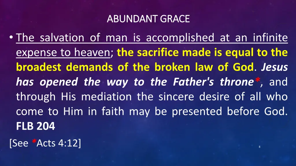 abundant grace abundant grace