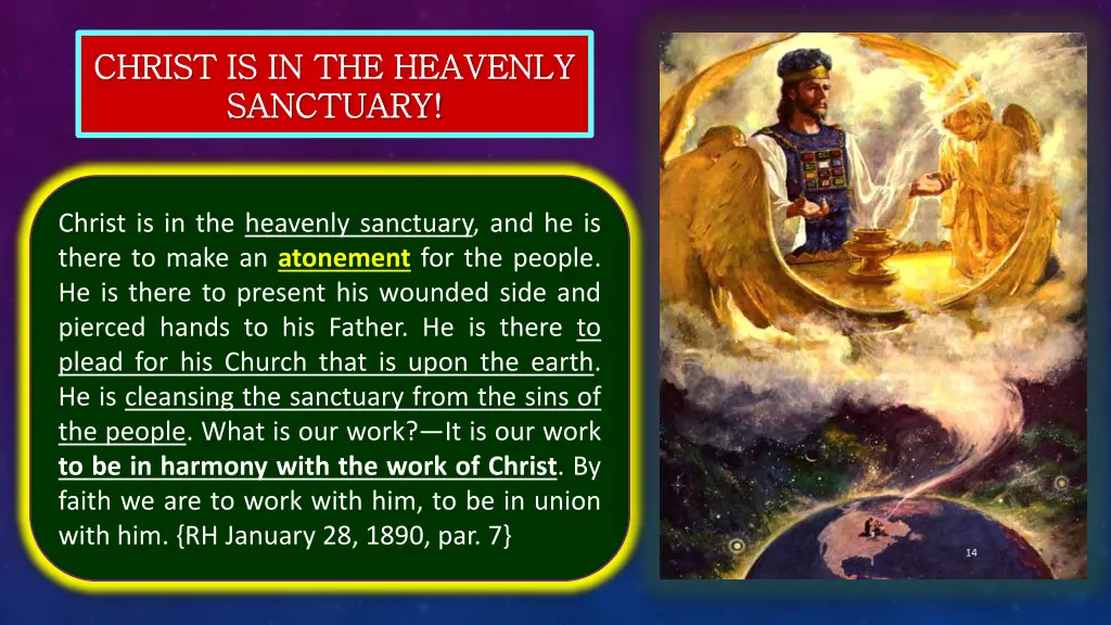 christ is in the heavenly christ