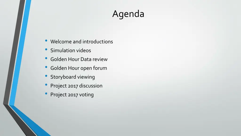 agenda
