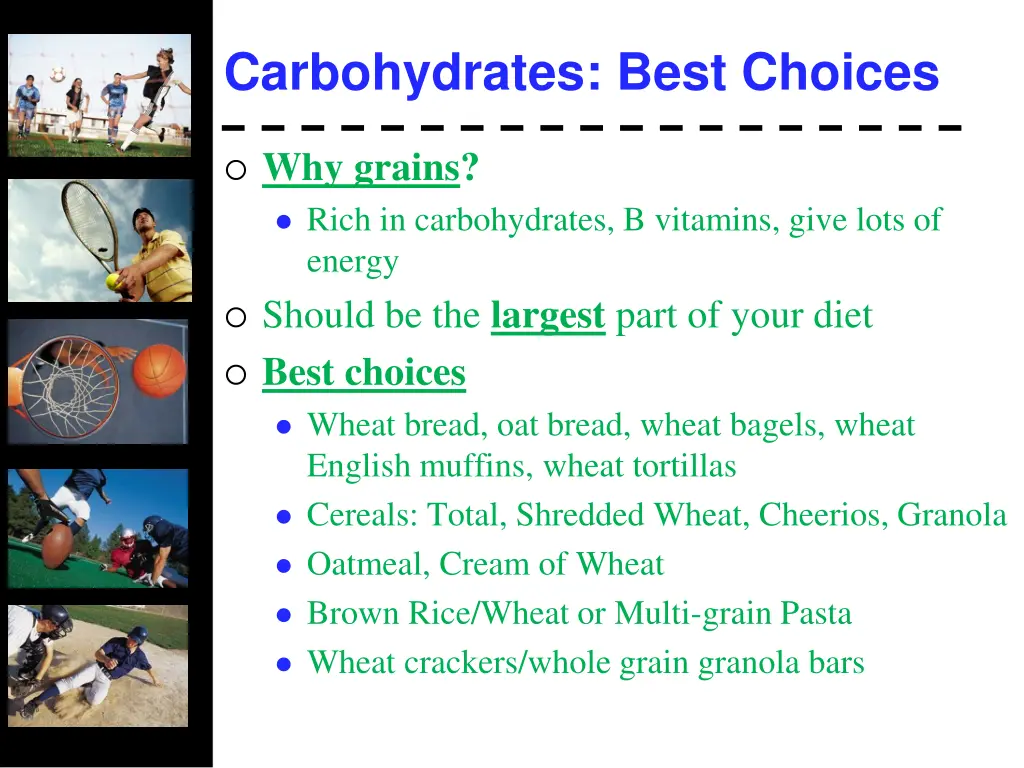 carbohydrates best choices