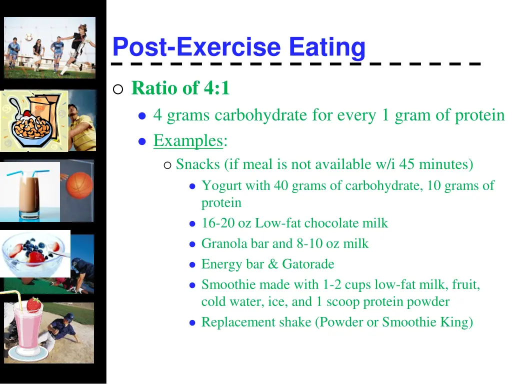 post exercise eating 1