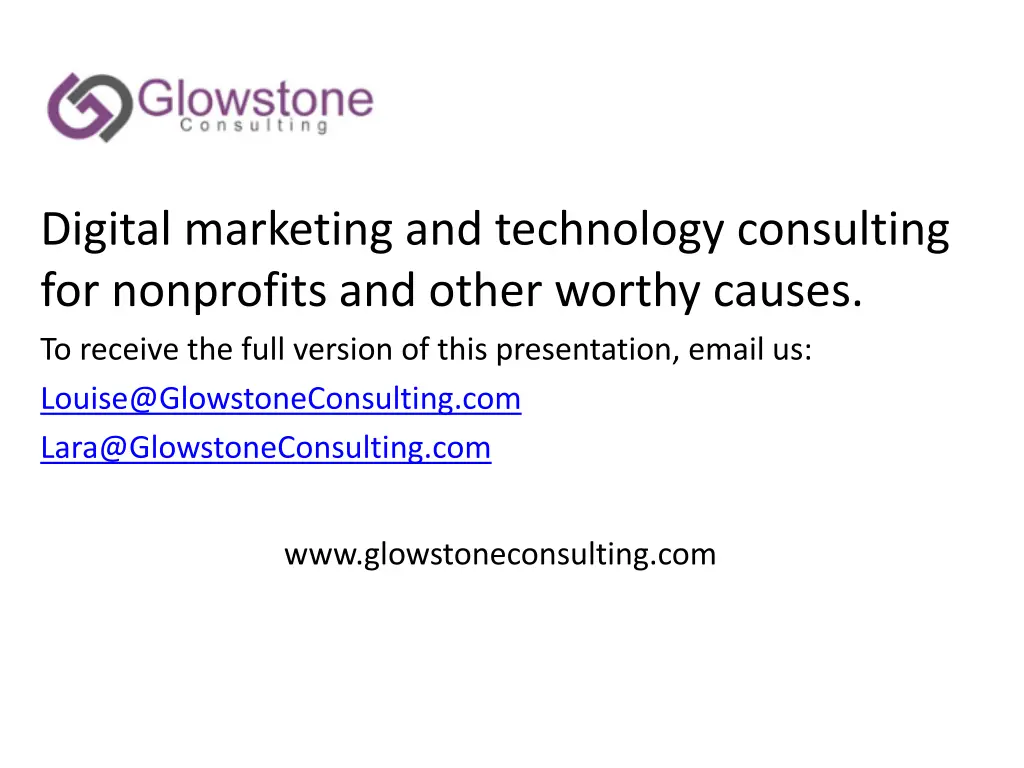 digital marketing and technology consulting