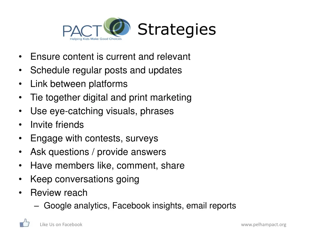 strategies