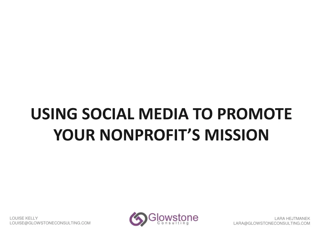 using social media to promote your nonprofit