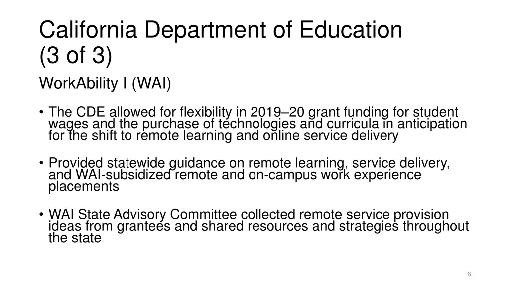 california department of education 1