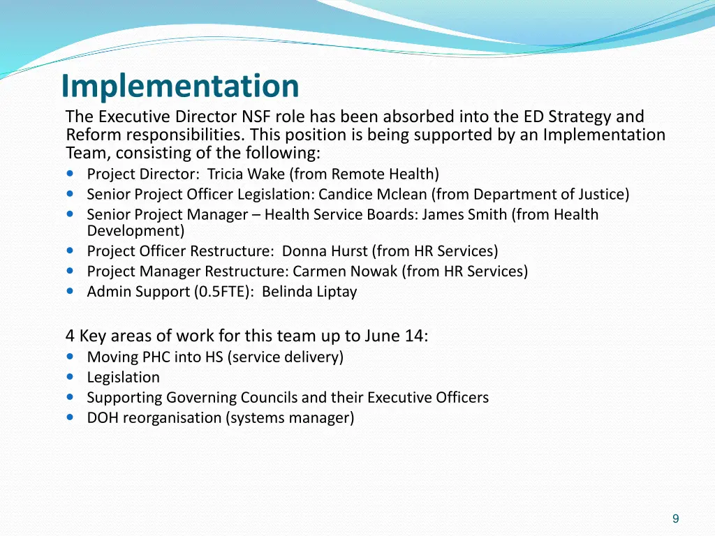 implementation 1