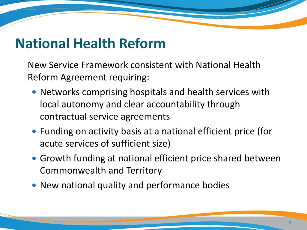 national health reform