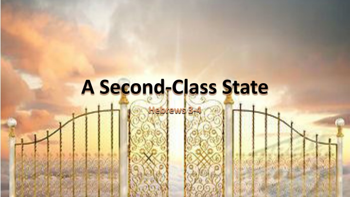 a second class state