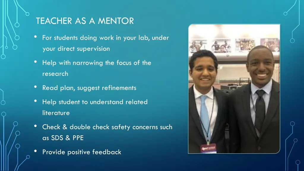 teacher as a mentor