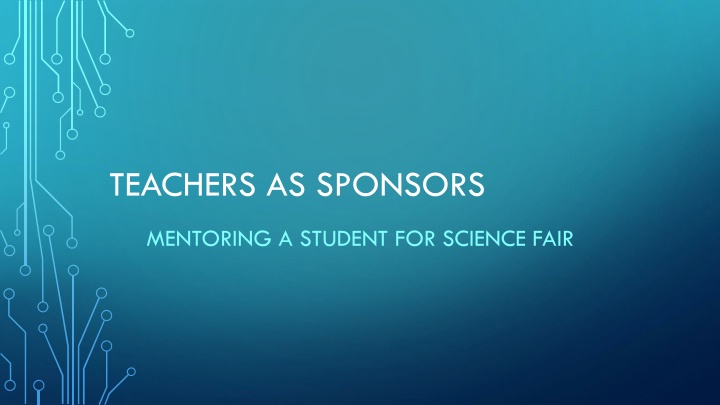 teachers as sponsors