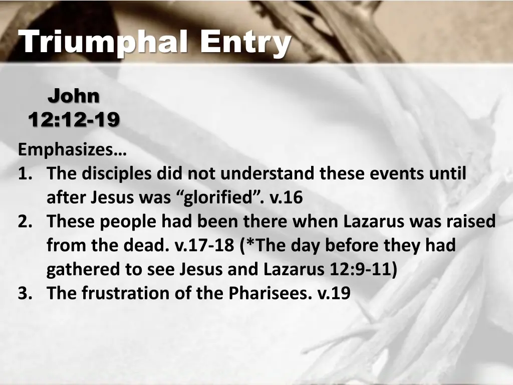 triumphal entry 4