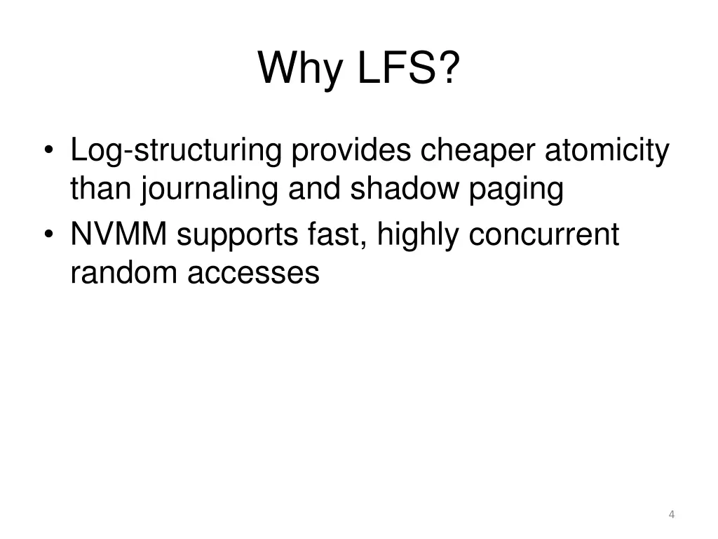why lfs