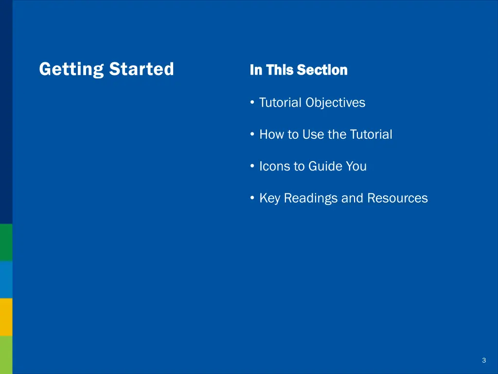 getting started
