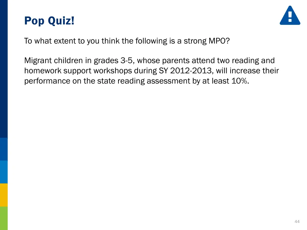 pop quiz 1