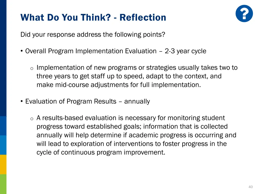 what do you think reflection