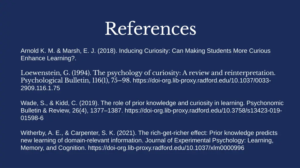 references
