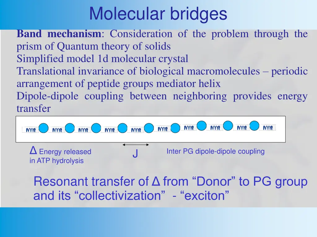molecular bridges