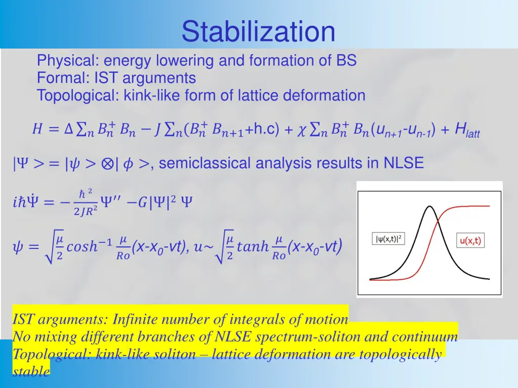stabilization