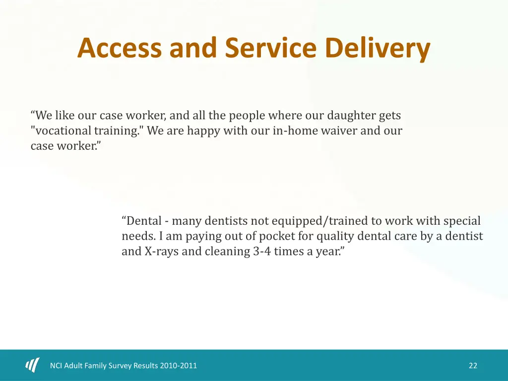 access and service delivery 3