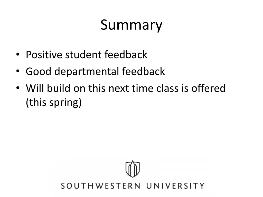 summary