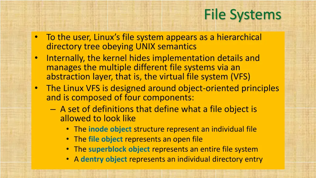 file systems