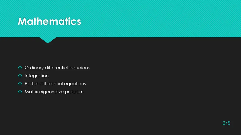 mathematics