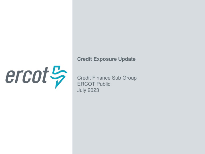 credit exposure update
