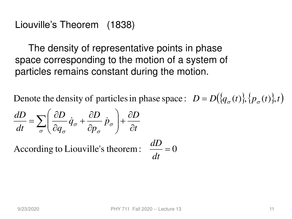 liouville s theorem 1838