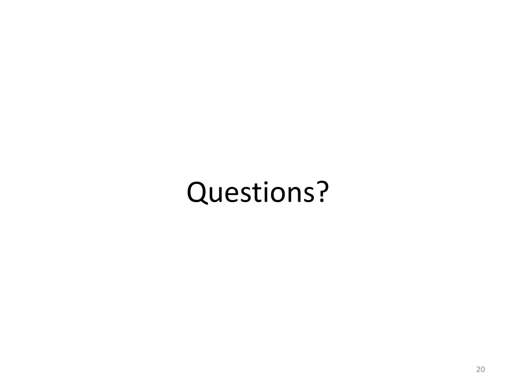 questions
