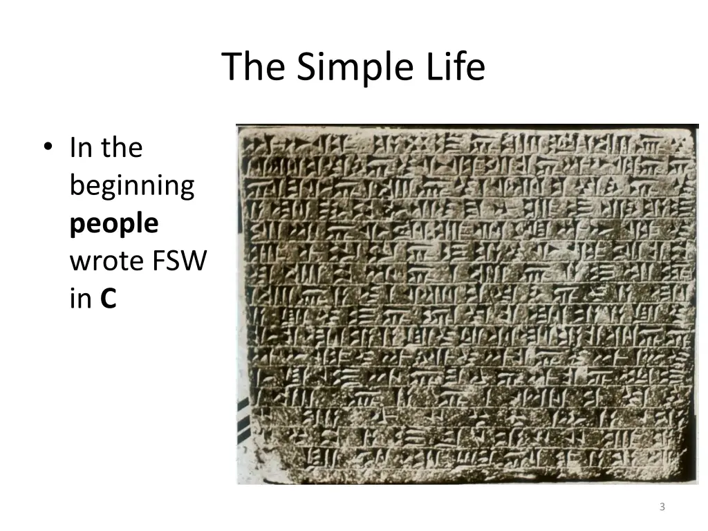 the simple life