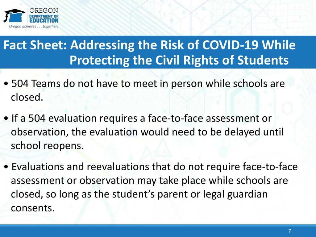 fact sheet addressing the risk of covid 19 while 1