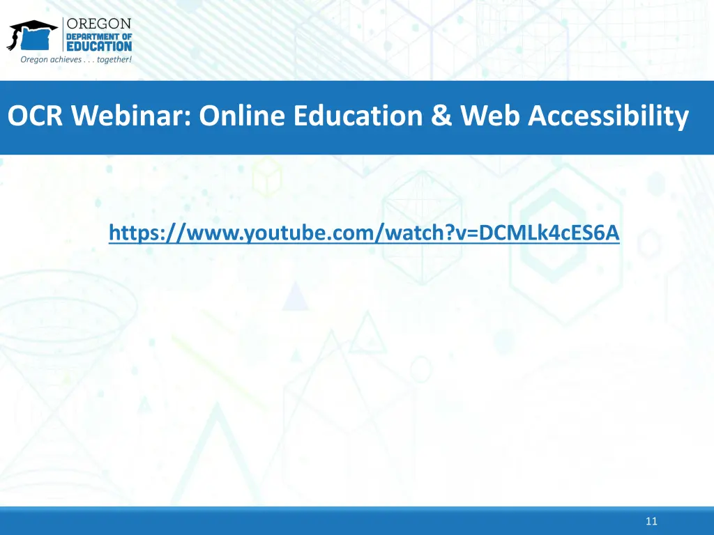 ocr webinar online education web accessibility