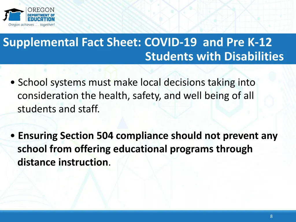 supplemental fact sheet covid