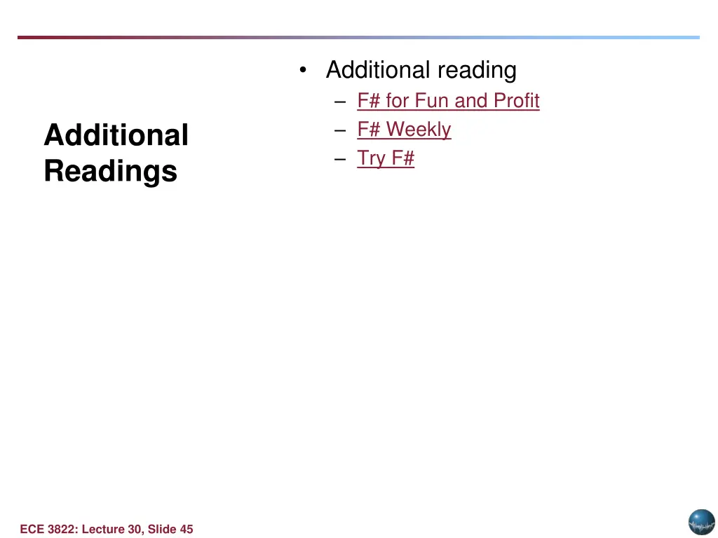 additional reading f for fun and profit f weekly