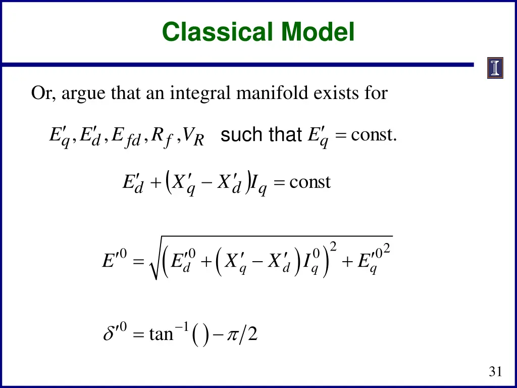 classical model 1