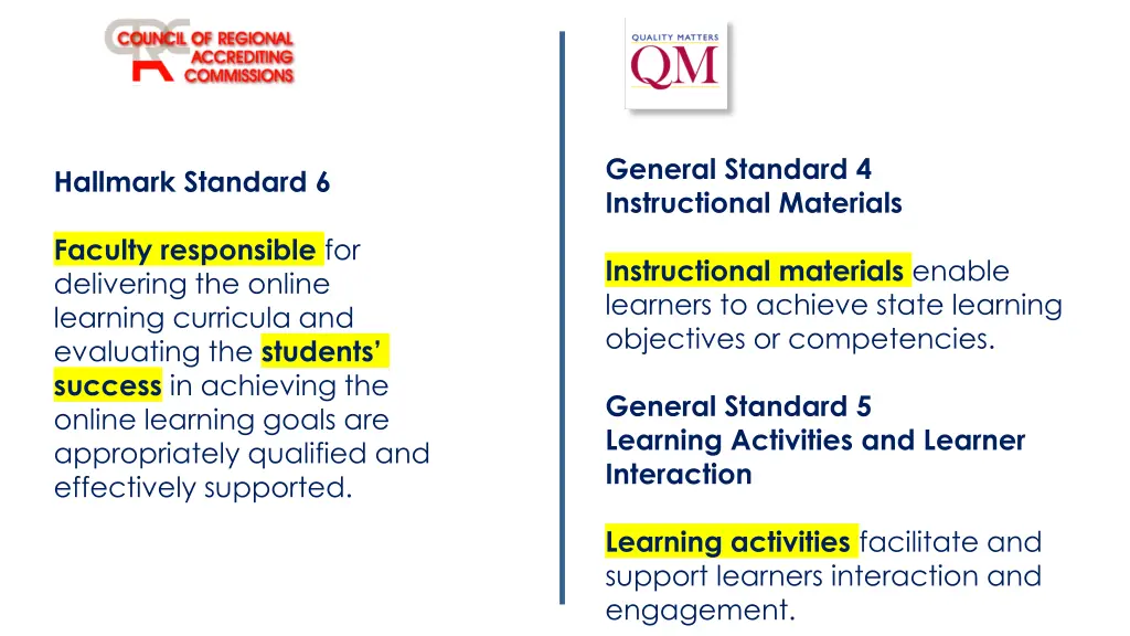 general standard 4 instructional materials