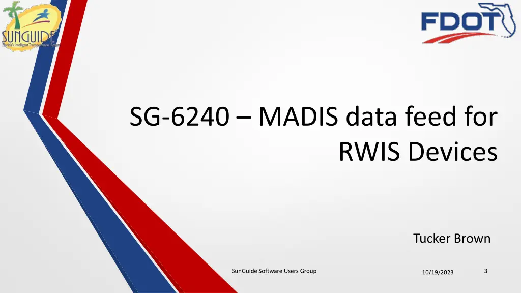 sg 6240 madis data feed for